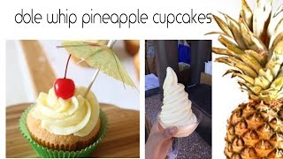 Dole Whip Inspired Pineapple Cupcakes | sweetco0kiepie