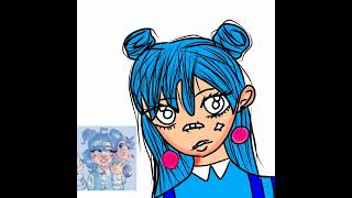 desenhei a Gaby leca 💙[ibis Paint]