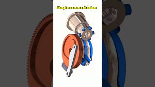 simple gear cam mechanisms! Solidworks 3D Animations #shorts #ytshorts