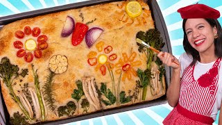 PINTURA EN PAN FOCACCIA (¡SIN AMASAR!) - La Cooquette