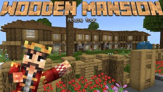 Bossj101 minecraft wooden mansion tour (ep 1)