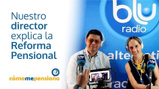 EN VIVO DE BLU RADIO 07 junio 2024 | Nuestro Director como invitado a explicar la Reforma Pensional