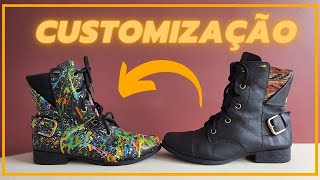 Customização de bota