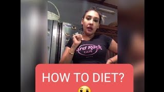 How to diet.