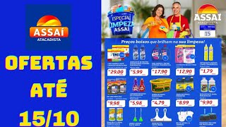 ASSAÍ ATACADISTA OFERTAS ATÉ 15/10/2024 FOLHETO ESPECIAL DE LIMPEZA ASSAÍ RJ