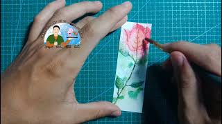 Drawing Rose - Vẽ hoa hồng đơn giản | HNAG79 #75