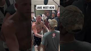 JAKE PAUL MEET H2O ON ROUND 1 KO H2O #reels #shortvideo #viral #jakepaul #loganpaul