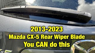 HOW TO REPLACE the Rear Wiper Blade on a 2013-2023 Mazda CX-5 - SUPER EASY