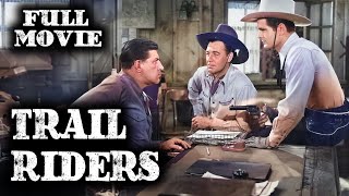 TRAIL RIDERS - The Range Busters - Full Western Movie | English | Wild West | Free Movie