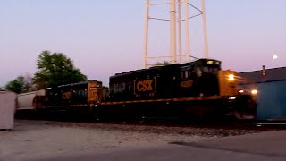 CSX Local Flies Through Fortville, IN 5/4/23