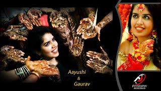 Best Wedding Lip Dub // GUD NAAL ISHQ MITHA // Aayushi & Gaurav // Aj Fotography