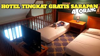 🟠Hotel kamar 2 tingkat mezanien - Loft bisa 4 orang + sarapan lagi ❗❗❗|  Edisi Jalan-Jalan Bandung 🚗