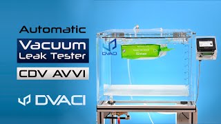 CDV AVVI Automatic Control - Vacuum chamber for package leak testing