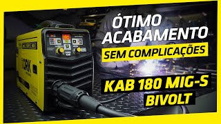 TORK SOLDA - KAB 180 MIG-S BIVOLT, Ótimo Acabamento Sem Complicações #torknoyoutube