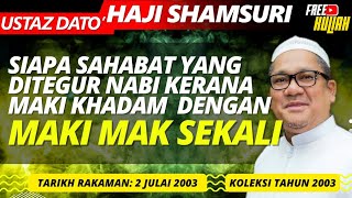 Dalam Diri Kamu Masih Ada Sifat Jahiliah - Ustaz Shamsuri Haji Ahmad