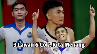 Liga Kamboja, Doni, Dio dan Luvi Seperti Main 3 vs 6 Pemain dan Menang...