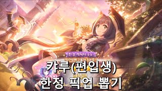 [프린세스 커넥트 Re:Dive] 캬루(편입생) 한정 픽업 뽑기