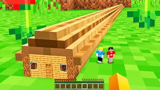 Fiz a Menor Casa do Mundo para se Proteger no Minecraft!