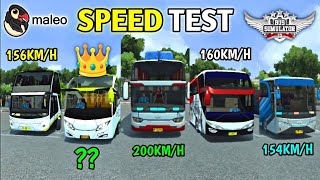 🚚Top Speed/Power Test of All Buses Available in Bus Simulator Indonesia by Maleo  🏕 | Bus Gameplay