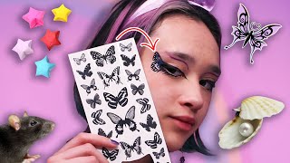 5 RANDOM DIY's die ik had liggen! | Vlindertattoos, origami en meer!