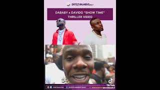 Alert🚨of new video,Davido X Dababy show time thriller video🔥🔥 stay tune. subscribe for more👈🙏