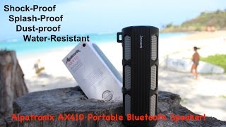 Review of the Alpatronix AX410 Portable Bluetooth Speaker!