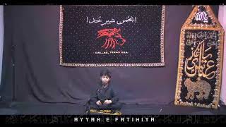 Noor e Nigah e Shafa e Mehshar Hain Syeda (as) | Ghazi abbas Kazmi | Nawasa e Sachay Bhai | 1444