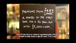 Over 50s life insurance Commercial