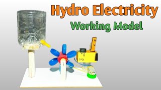 Hydro Electricity Project  Working Model | Hydro Power Science Project | Water Power |