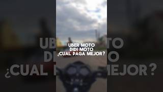 Uber Moto/DiDi Moto ¿Cuál paga mejor? Parte 3