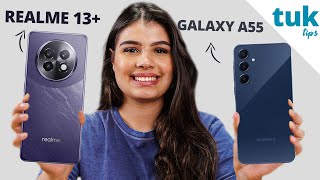 Realme 13+ vs Galaxy A55 Qual é o MELHOR para COMPRAR em 2025? comparativo