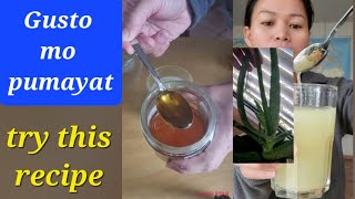 How to make fresh aloe vera drinks? Pampapayat