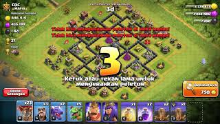 SUKSES PENYERANGAN DENGAN BALON FULL BINTANG 3 / CLANS OF CLASH