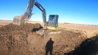 Building a 80 foot long sewer