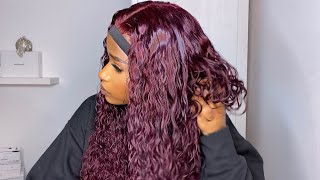 The Little Mermaid WHO? 🧜🏾‍♀️ | 99J Curly Lace Frontal Install | WestKissHair