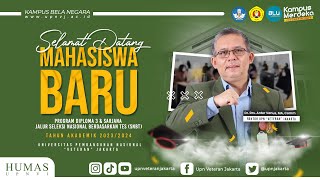 Selamat Datang Mahasiswa Baru Program Diploma 3 & Sarjana Jalur SNBT Tahun Akademin 2023/2024 UPNVJ