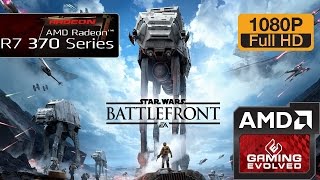 R7 370 - Star Wars: Battlefront (BETA) - 1080p/Medium/High/Ultra (Windows 10)