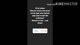 PETUA nak dapatkan kulit bersih GUNA SATU BAHAN SAHAJA! Jimat dan murah