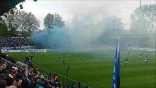 Münchner Pyroshow in Frankfurt (FSV Frankfurt - 1860 München | 15.05.16)