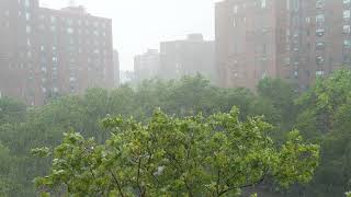 NYC afternoon thunderstorm July 1, 2020