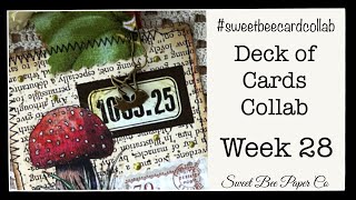 Week 28 Collage Collab | Deck of Cards Collab Weekly Project | Collage Challenge #sweetbeecardcollab