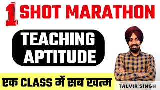 One Shot Marathon II Teaching Aptitude  By Talvir Singh