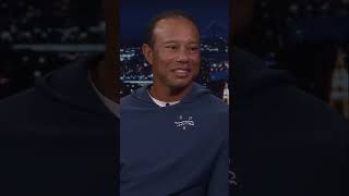 Tiger Woods' Amazing Trick Shot: Driving a Golf Ball from His Knees! #TigerWoods #JimmyFallon #GolfL