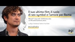 #vivalitalia con Riccardo Scamarcio