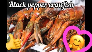 Black pepper crawfish 黑胡椒虾 | Recipe | Easy to Cook | Zi Char Secret | Simple recipe | ASMR