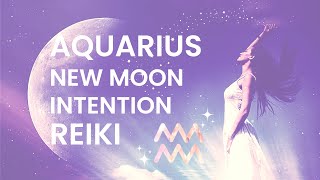 Intention Setting for Aquarius New Moon & Chinese New Year Reiki to help manifest your dreams! 🌙♒︎