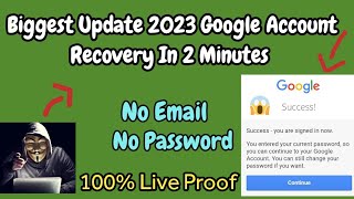 Google Couldn't Verify This Account Belongs To You 100% Solution | Gmail Account Recovery 2023