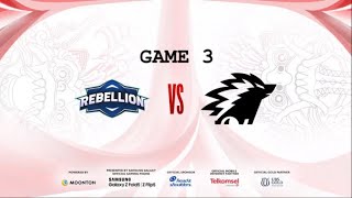 REBELLION ZION vs ONIC ESPORT | WEEK 3 DAY 4 | GAME 3