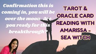 Confirmation this is coming in, you will be over the moon. Are you ready for this breakthrough? 🙏🏼💜🌟