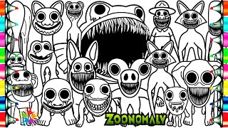 Zoonomaly 2 Coloring Pages / How To Color Zoonomaly Monsters / NCS Music